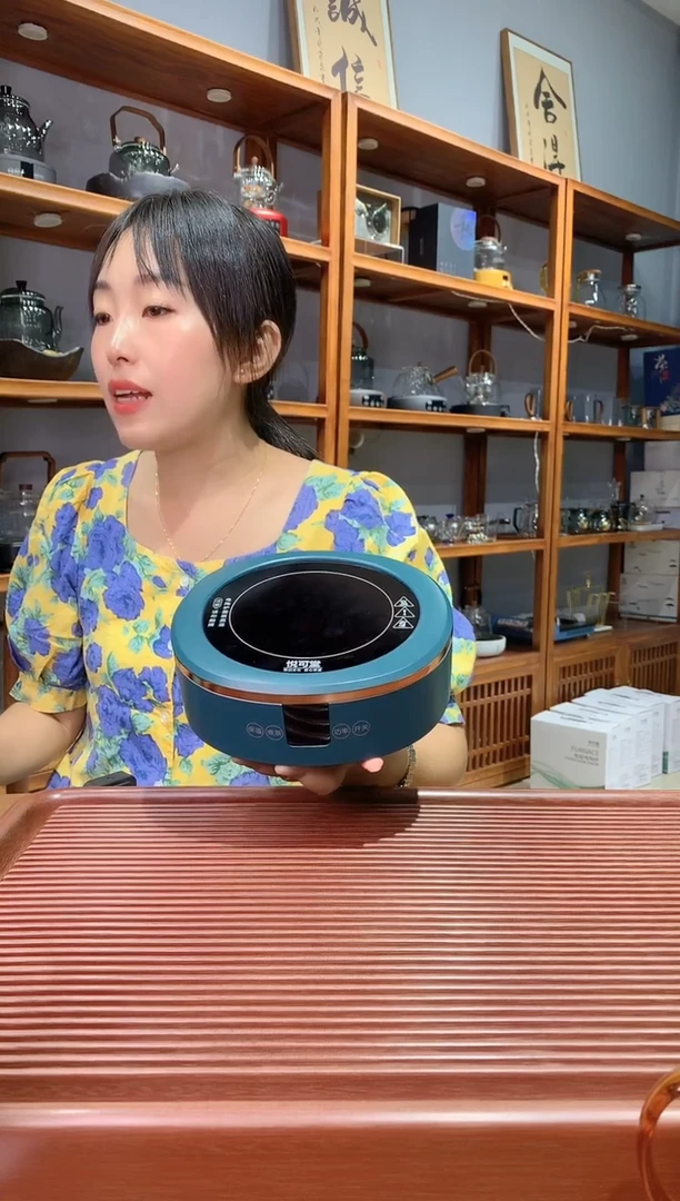 水晶玻璃无盖款悦可堂绿
