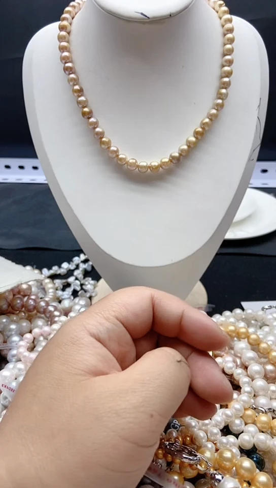 淡水珍珠未镶嵌颈饰1
