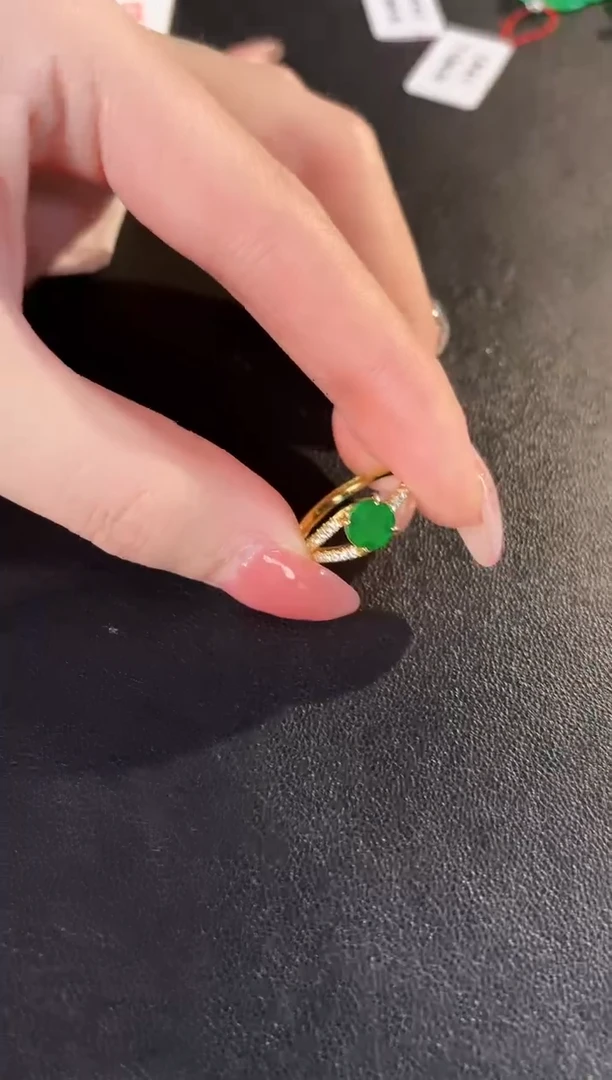 【闪购商品】翡翠戒指未镶嵌缅料A货/支持复检/一件