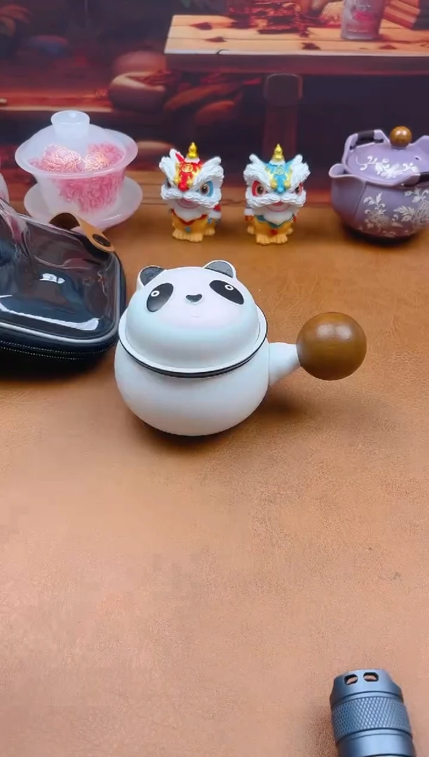 陶瓷茶具摆件旅行套组