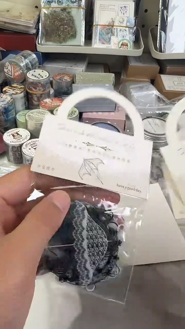 黛*娜1-18 绕梦蕾丝贴纸 3款