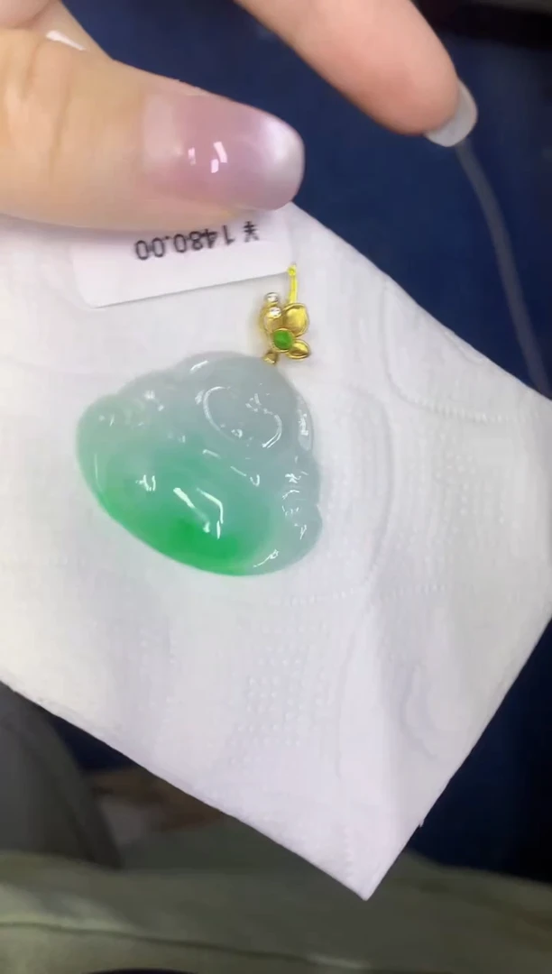 颈饰未镶嵌翡翠缅甸天然翡翠A货