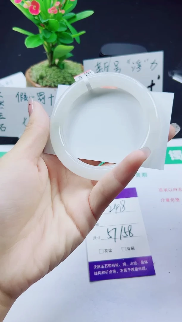 未镶嵌手镯石英质玉248-57/58