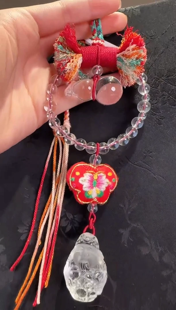 未镶嵌手绳水晶财神