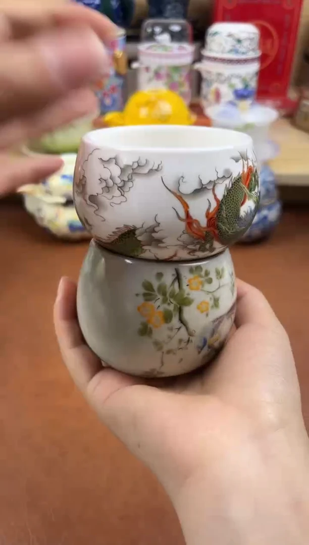 陶陶瓷茶具摆件旅行套组