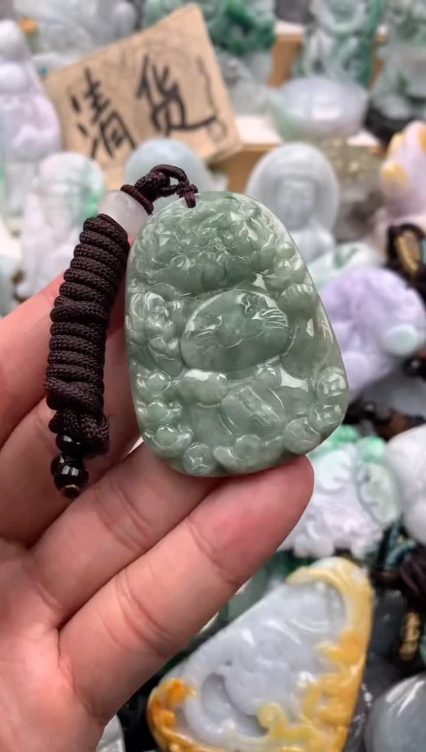 吊坠(不含链)未镶嵌翡翠1
