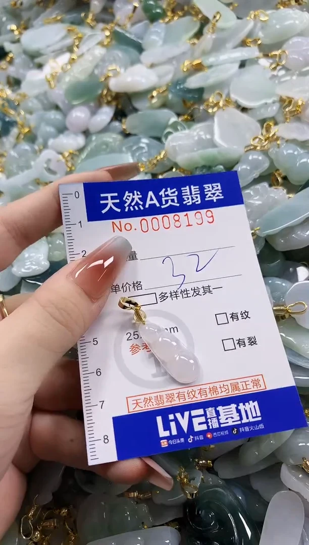 颈饰未镶嵌翡翠天然A货翡翠