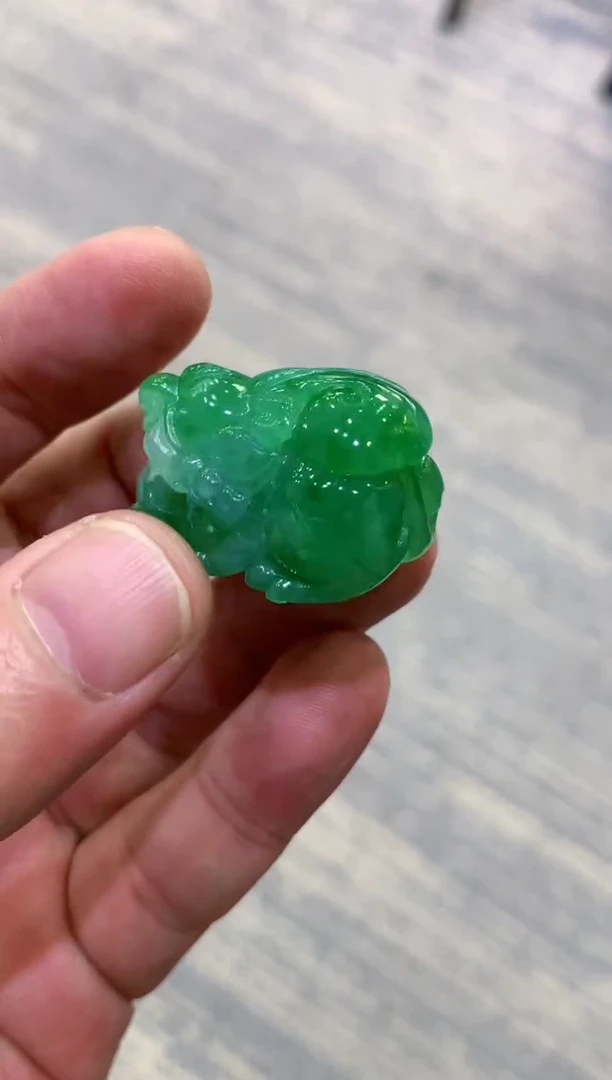 颈饰未镶嵌翡翠天然A货翡翠