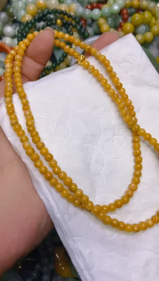 颈饰未镶嵌翡翠4MM