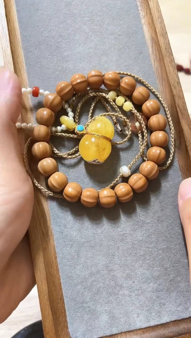 把件非洲紫檀（红花梨）@****?随型手串