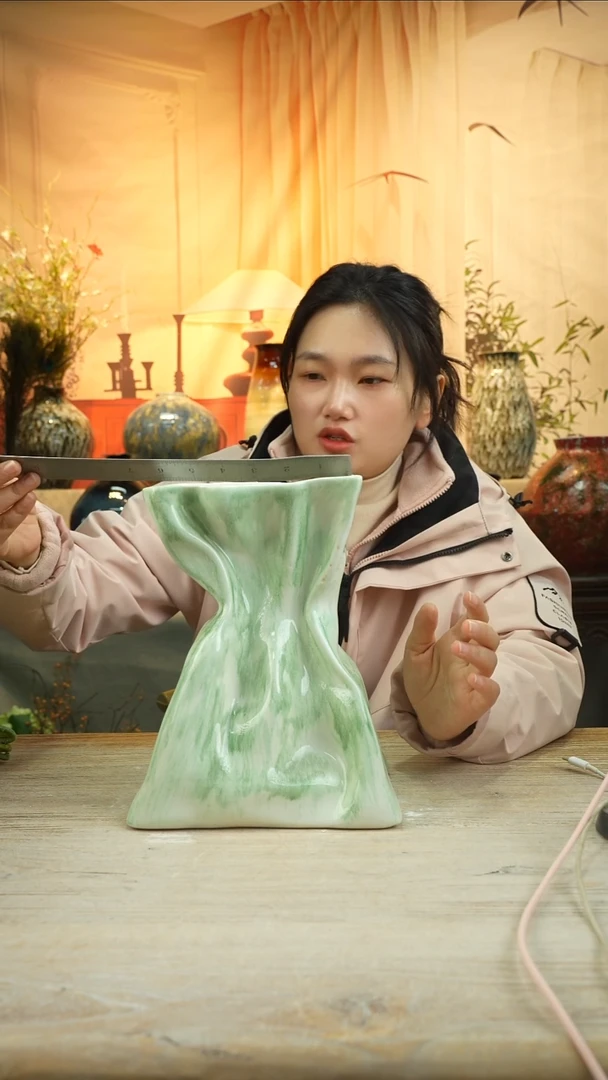 高26口15高温陶瓷花瓶花器