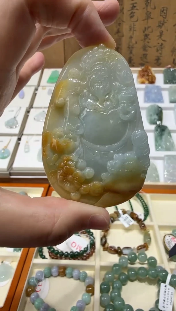 未镶嵌挂件翡翠A货翡翠多样性孤品