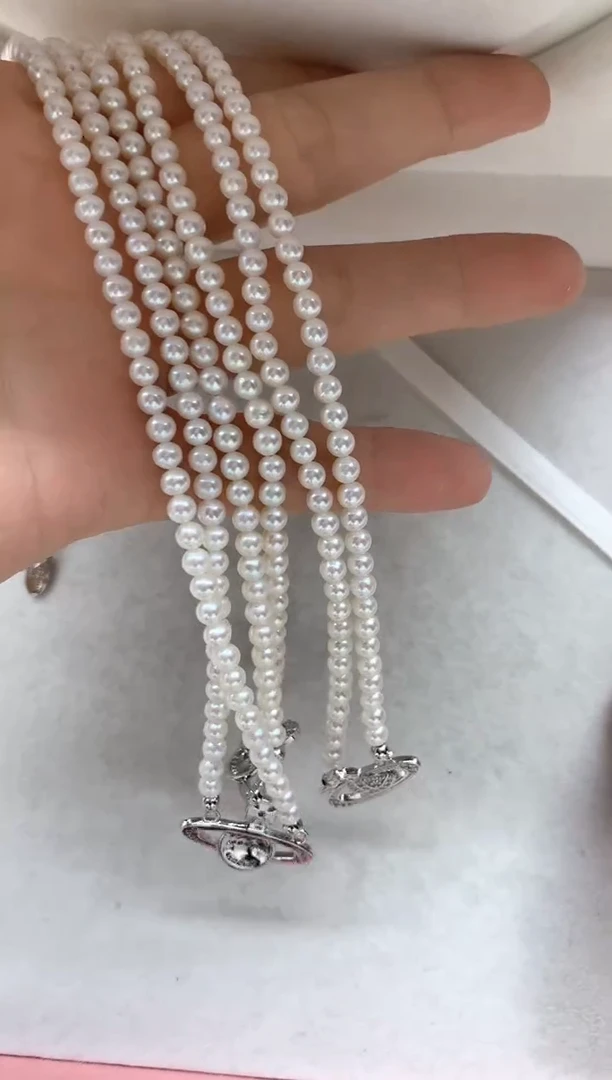 颈饰未镶嵌淡水珍珠多样性发其一