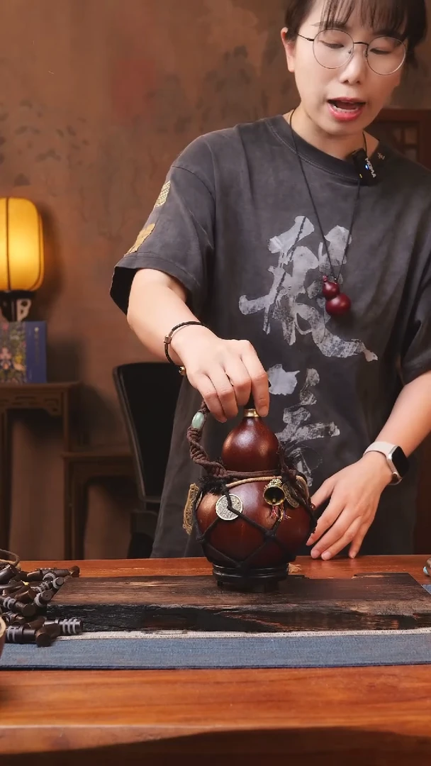 1299号精品大漆葫芦防腐防渗装水茶酒