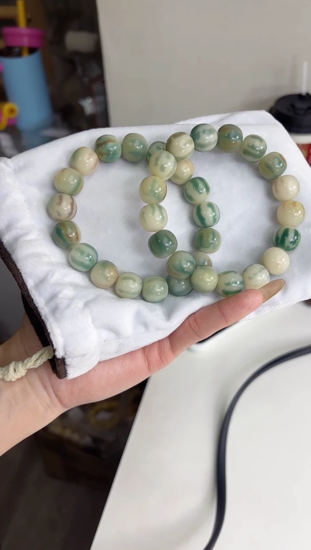 手串菩提根/象牙果沐s62泡泡糖紫美人玉化苹果13*14mm手串