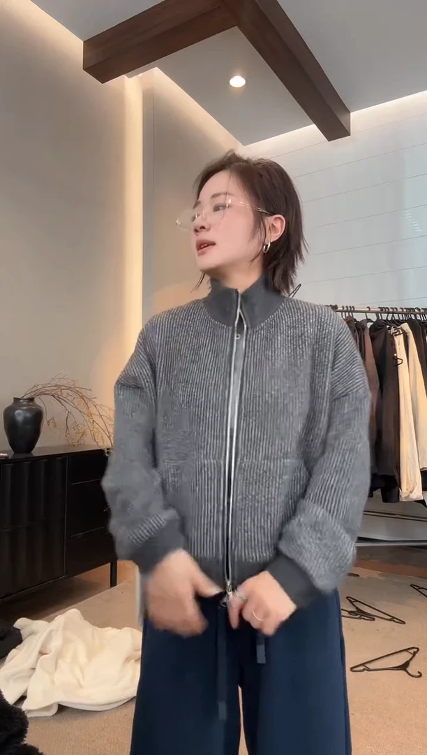 ?**?XUZIYU.小个子定制外套  灰色