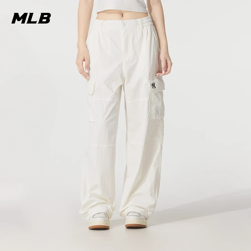 MLB男裤女裤男女情侣时尚百搭运动休闲梭织长裤夏季新款3AWPB0953