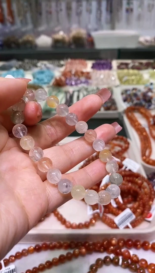 未镶嵌手链水晶多样性发其一兔毛8+