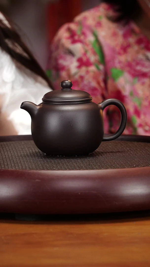 茶壶紫砂12ZCP匏樽 黑墩头