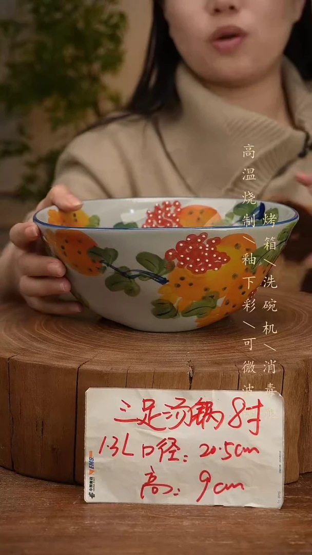 碗瓷景德镇手工手绘高温瓷釉下彩
