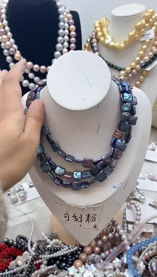 【闪购商品】淡水珍珠颈饰钛钢136