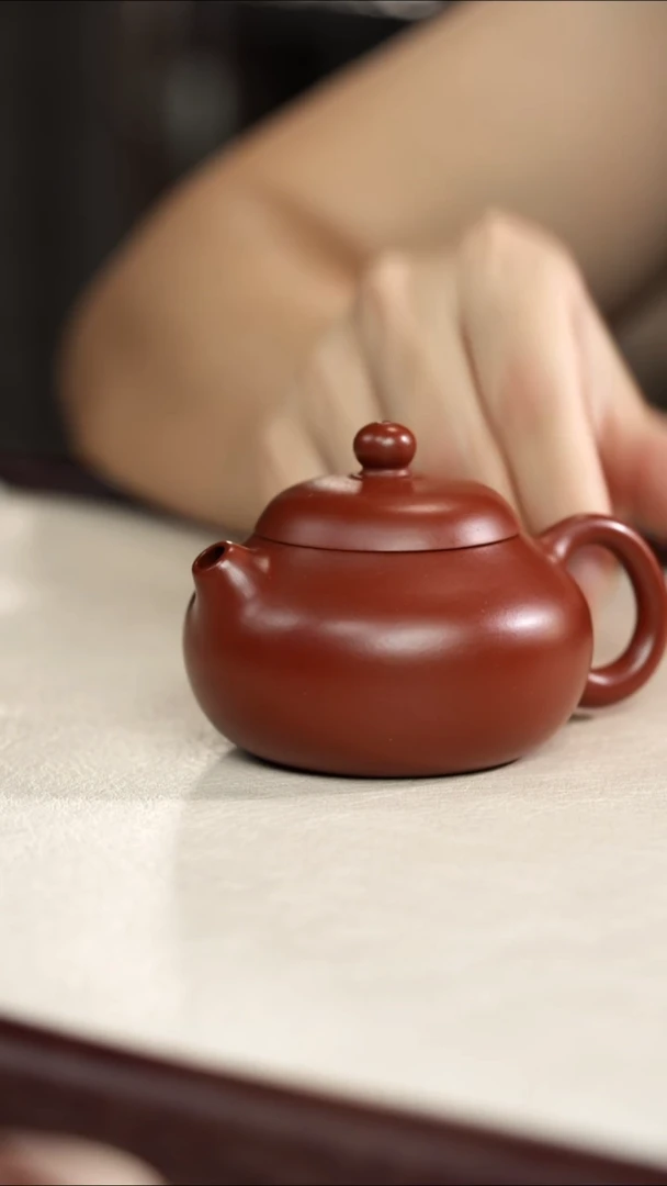 茶壶紫砂文旦·礼-朱泥100cc