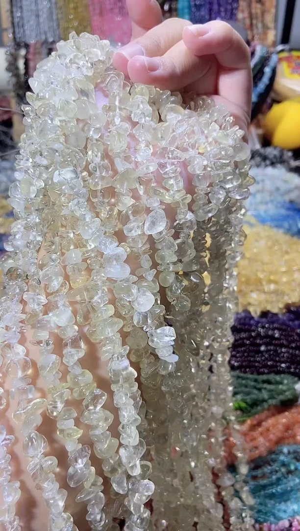 未镶嵌珠宝半成品水晶柠檬晶