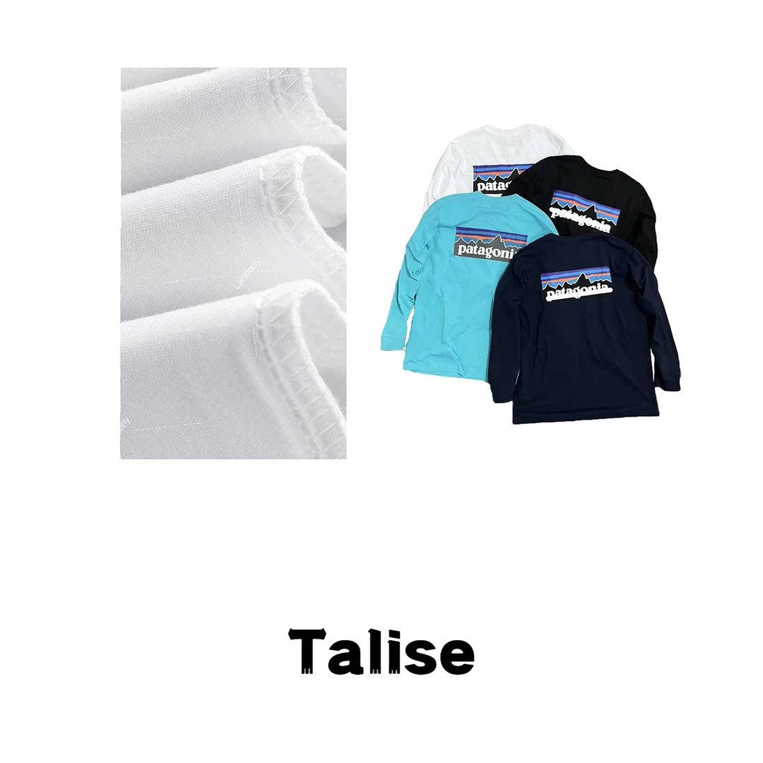 北美外贸 P6经典棉圆领长袖T恤38518