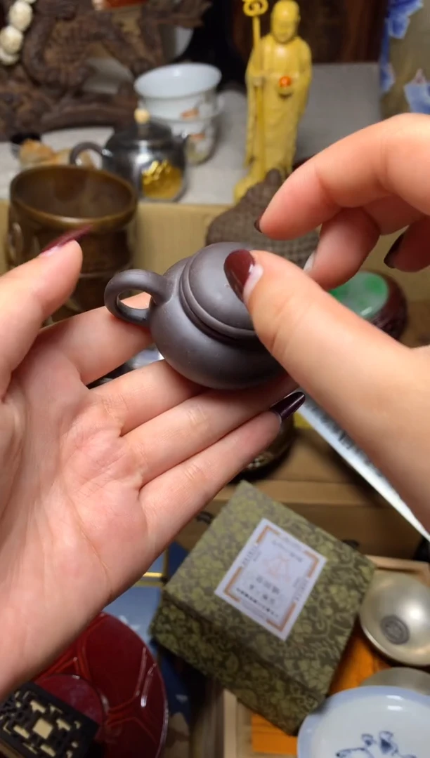 紫砂盖碗瓷器默认微瑕瓷器