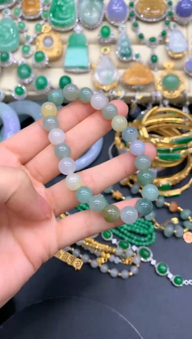 【闪购商品】翡翠手串未镶嵌77-中国好珍宝