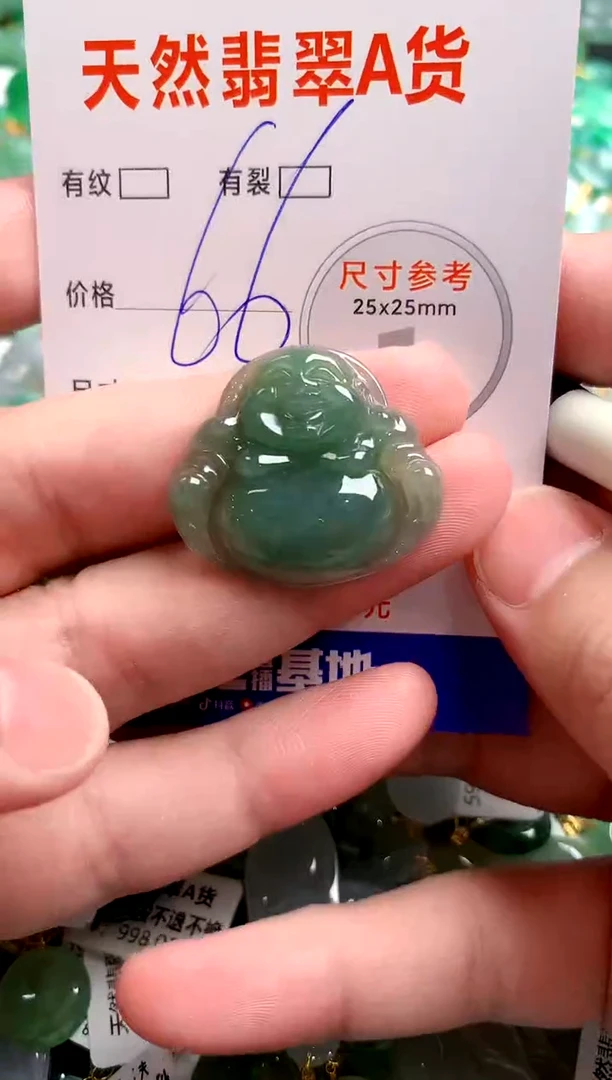 翡翠未镶嵌颈饰13007419