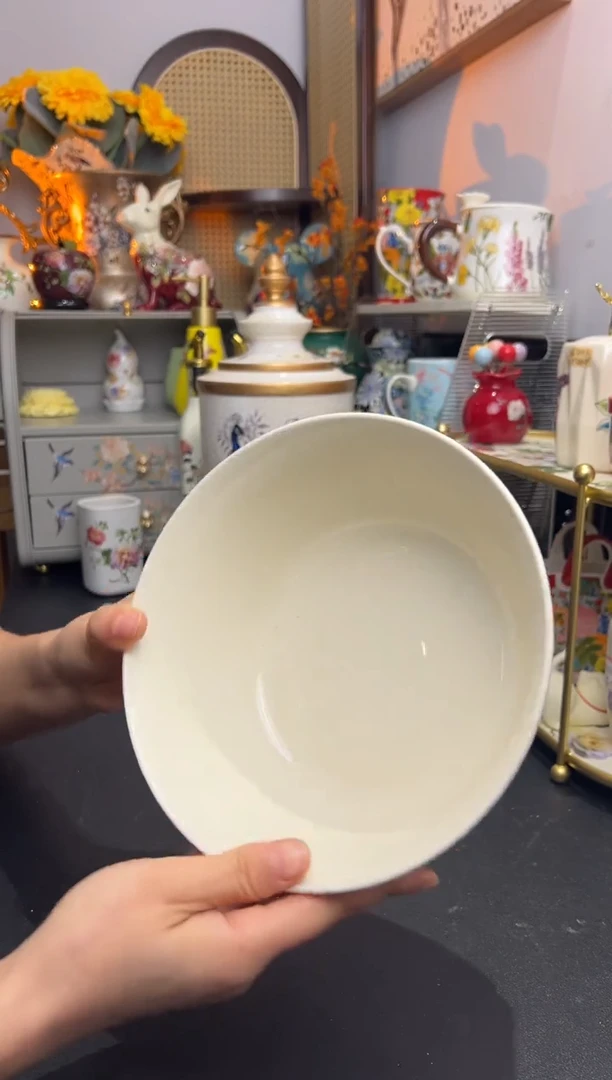 外贸陶瓷家居百货-高温瓷汤碗