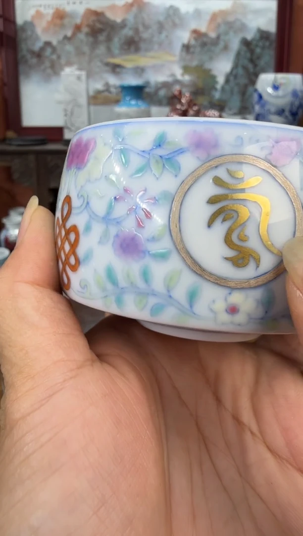 吴义松陶盟手工手绘陶瓷编码：