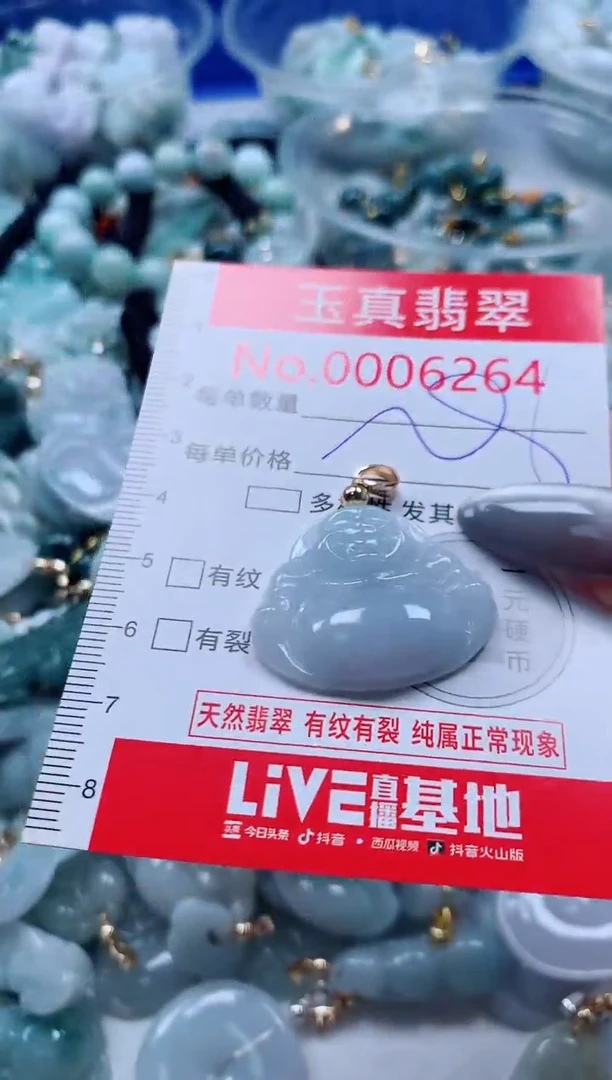 吊坠(不含链)未镶嵌翡翠6264