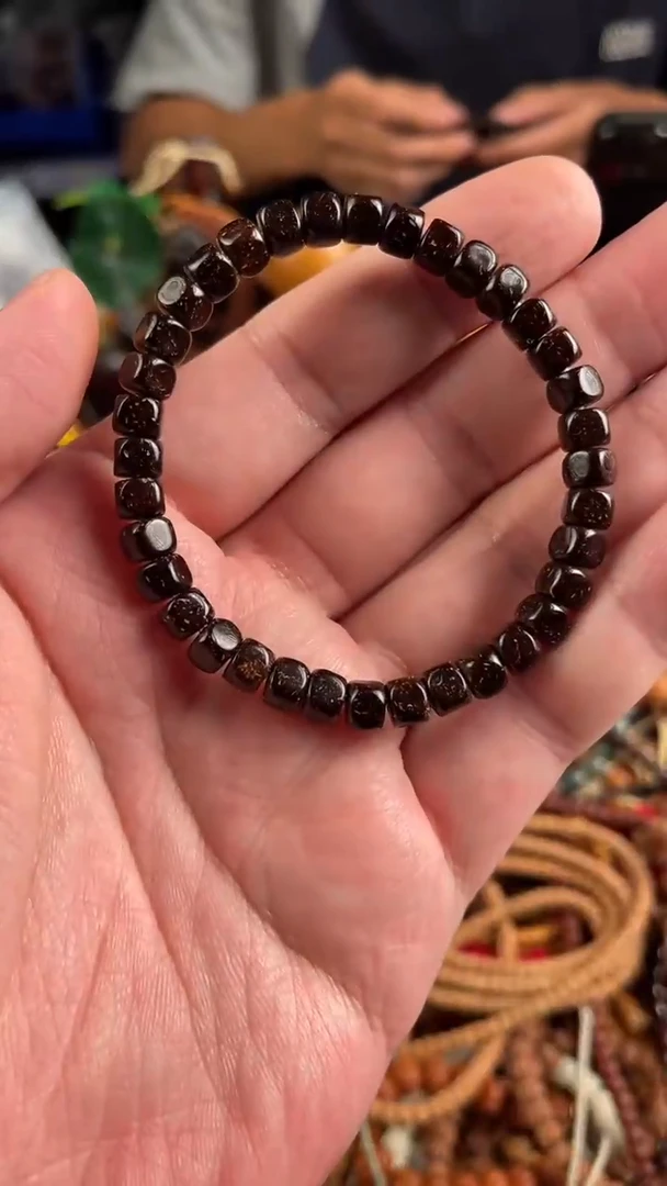 椰蒂手串王胖子文玩工作室六方单圈