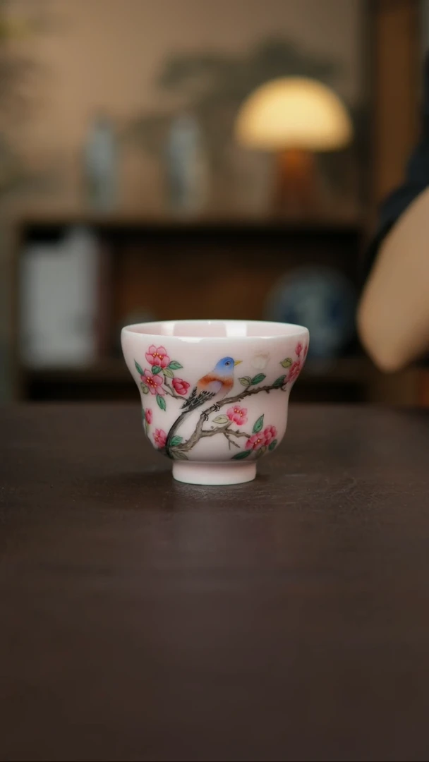 杯景德柴烧手作多人瑕疵