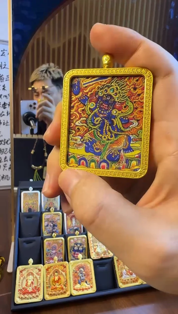 铜铁合金类唐卡6666