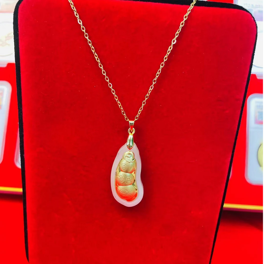 【节日礼庆】 四季如意豆子*新款时尚传承古法送礼珠子镶嵌挂饰