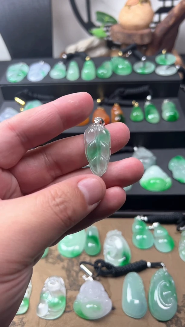 颈饰未镶嵌翡翠所见即所得，一图一物