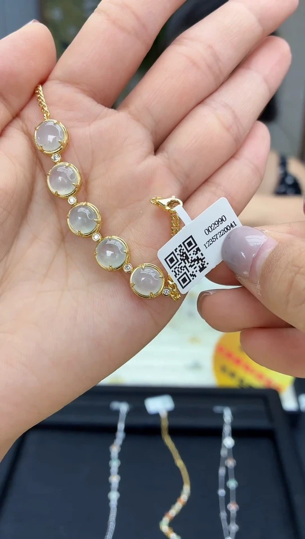 银S925镶嵌手链翡翠1111111111
