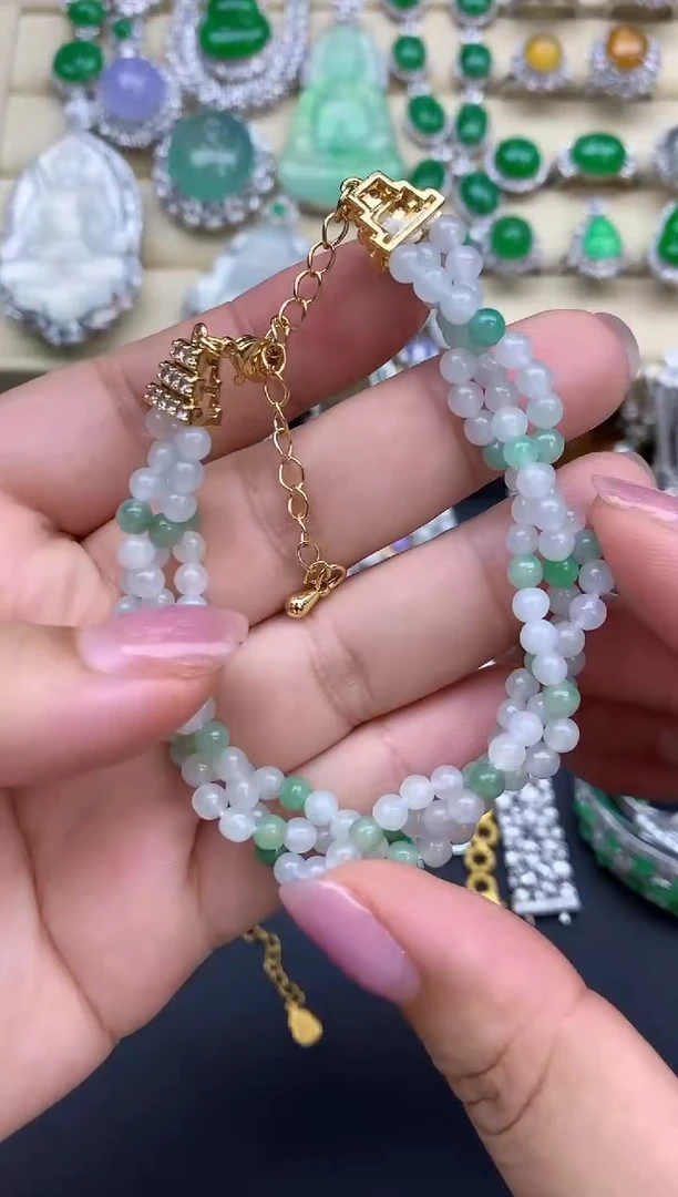 未镶嵌手链翡翠12-春日珠宝