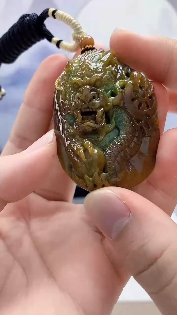 未镶嵌定制翡翠4898bb-毛货挂件65