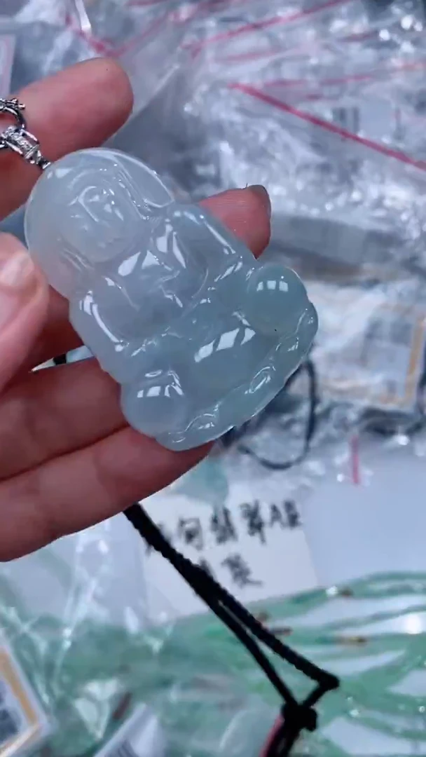 颈饰银S925镶嵌翡翠吊坠