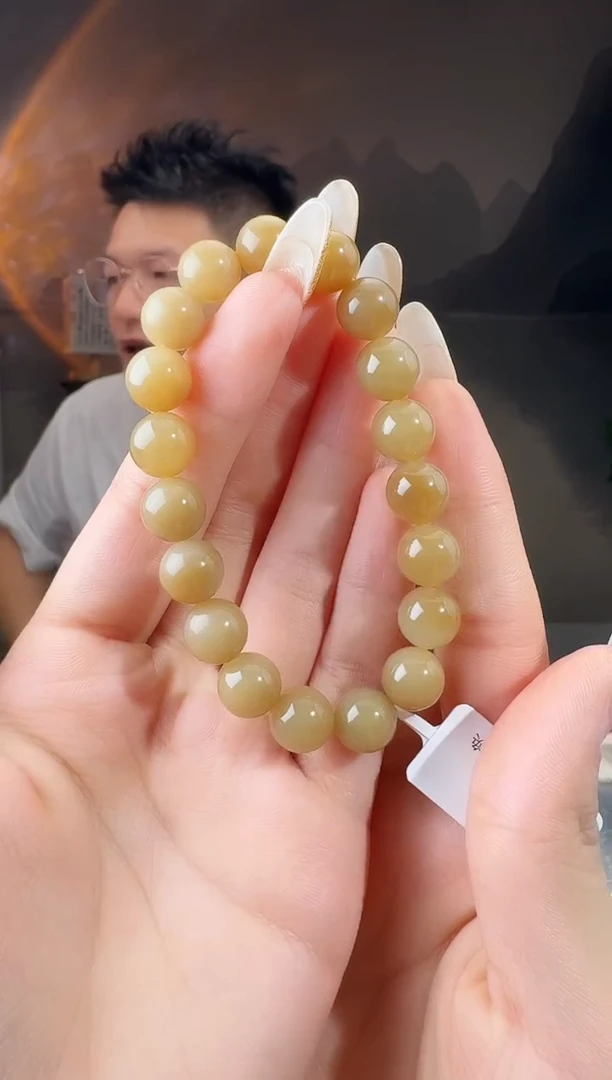 未镶嵌手串和田玉手串卡10