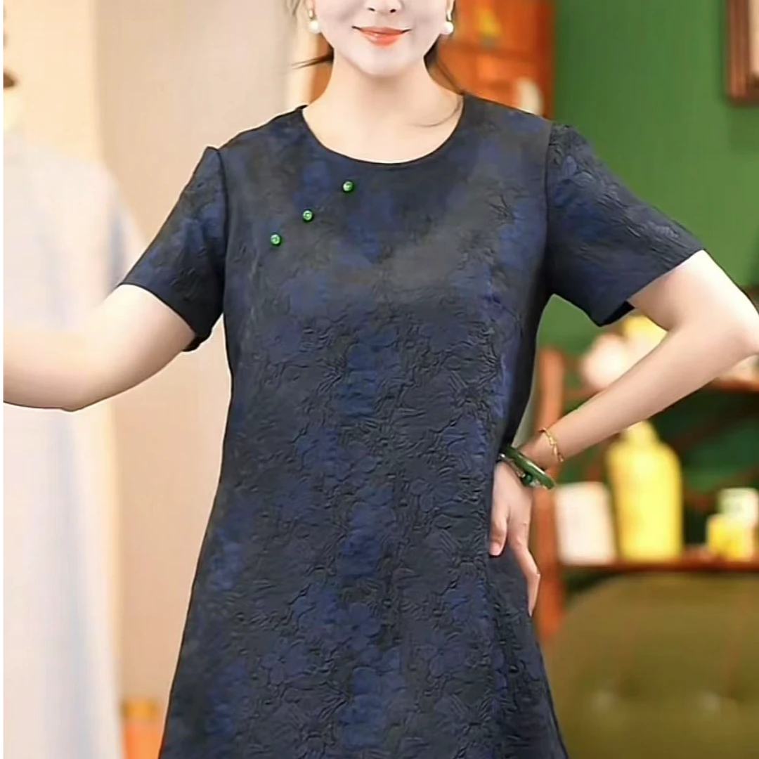 【即遇——和韵】春夏新款舒适新中式连衣裙