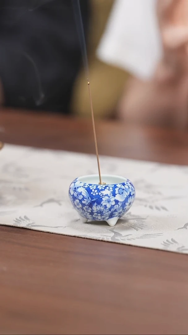 拾真堂淡描万花迷你香炉