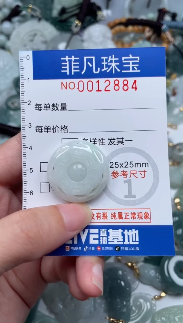 颈饰未镶嵌翡翠12884