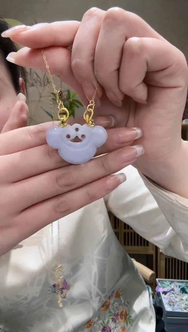 【闪购商品】翡翠耳饰未镶嵌吊坠