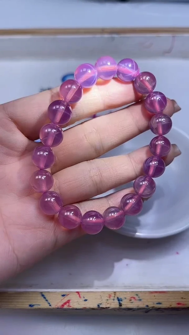 未镶嵌散珠红宝石B2142 粉 宝石（深）10mm1个17.8元