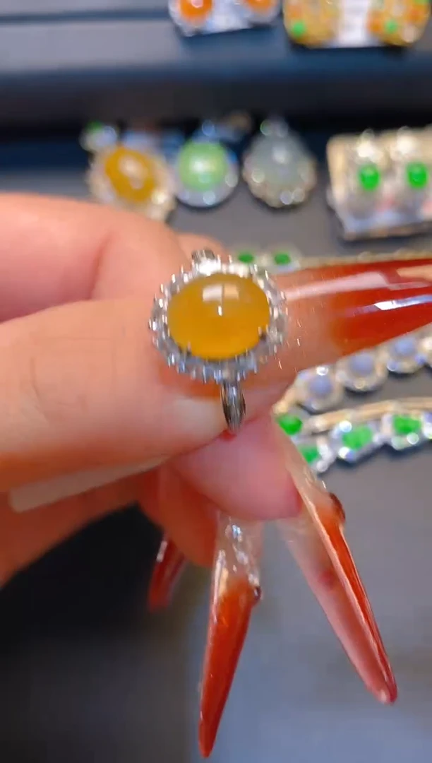 翡翠银S925镶嵌耳饰?****～天然